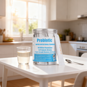 OEM ODM Probiotiques à base de plantes pour la perte de poids Mélange organique de prébiotiques et probiotiques Poudre de supplément de fibres et d'enzymes pour la santé intestinale - Product Image 3