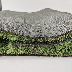 Kết cấu thực tế Cỏ Nhân Tạo 30mm cho cảnh quan 100% tái chế cỏ tổng hợp không có SBR lưới nhìn tự nhiên lớp nhiếp ảnh - Product Image 5