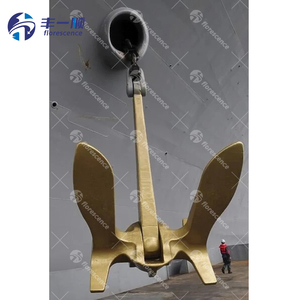 Ancre de stock de type ancre d'amirauté en acier de haute qualité, peinte en noir, pour navires marchands et embarcations - Product Image 6