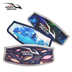 Masque de plongée KEEP DIVING, bande de masque de plongée avec impression double face, cravate anti-emmêlement, protection des cheveux, équipement de plongée en apnée MSC 492 - Product Image 4