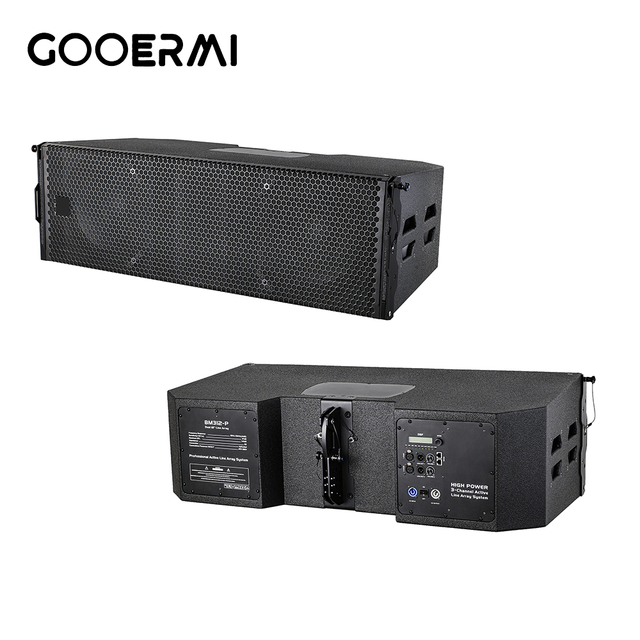BM312-A Professional Dual 12 Inch Active Line Array Speaker 3000W High Power 3-Way Powered Loudspeaker System for Concert Stage