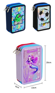 Trousse à crayons grande capacité GF, couleur unie, 52 trous, étui à crayons portable, trousse de papeterie, trousse à crayons <span class=keywords><strong>pour</strong></span> dessin artistique <span class=keywords><strong>pour</strong></span> étudiants - Product Image 4