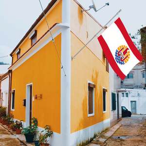 Оптовые флаги Французской Полинезии 3x5 футов, полиэстер 68D/100D, индивидуальный дизайн для всех стран, быстрая доставка, надежный поставщик, быстрое выполнение заказов - Product Image 1