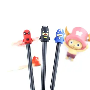 with logo cute quality Creative cartoon hero Spider Bat Blue Face man 0.5 mm gel pen