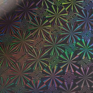 330mm*200m 3D Fireworks Hologram Transparent PET BOPP Hot Thermal Lamination Film Roll Soft Hardness Holographic Transparence - Product Image 2