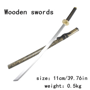 Espada Japonesa Lei <span class=keywords><strong>Che</strong></span> Qian Niao Hecha de Bambú, Accesorios de Cosplay para Anime, Juegos, Películas y Televisión, Segura e Inofensiva - Product Image 1