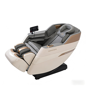 Sillón <span class=keywords><strong>de</strong></span> Masaje Eléctrico Multifuncional Automático Robótico 8D 2024 con Rodillos Fijos <span class=keywords><strong>de</strong></span> Cuero PU, Gravedad Cero y Control <span class=keywords><strong>de</strong></span> Tiempo para Masaje Completo - Product Image 3