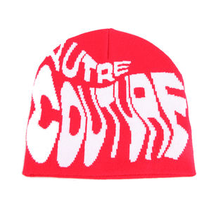 Custom Jacquard Schedel Fleece Ski Cap Skully Slouch Warm Zonder Manchet Beanie Hoed Vrouwen Muts - Product Image 5