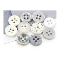 Kancing Baju Resin Putih Biru Pink Hijau 10.5mm Grosir Dengan 4 Lubang untuk Jas Bisnis
