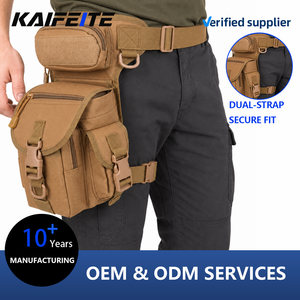 <span class=keywords><strong>Sac</strong></span> de jambe extérieur personnalisé en usine, sacoche de cuisse Molle en nylon multi-poches, ceinture de taille pour cyclisme, randonnée, chasse, hommes et femmes, OEM - Product Image 1
