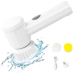 Dropshipping 5-in-1 Handheld Bathtub Brush Kitchen Bathroom Electric Cleaning Brush (USB Rechargeable)