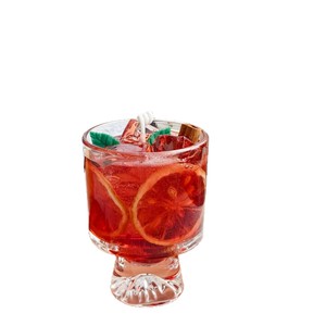 Novelty Mulled Wine <b>Cup</b> Scented Candle Simulated Fruit Drink Glass Vessel Soy Wax Table Ornament Party Present - Product Image 6