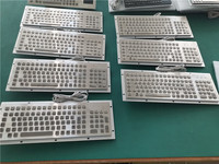 Clavier industriel en métal pleine taille à 103 touches, clavier numérique, interface USB, étanche IP65, compatible Windows/Linux/Mac pour kiosque