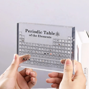 Mesa personalizada independiente de aprendizaje de Química bloque de visualización acrílico tabla periódica de elementos - Product Image 2