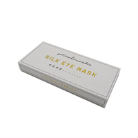 Masque pour les yeux blanc avec votre logo Boîte en carton Emballage en papier cosmétique