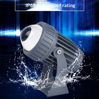 Projecteurs LED professionnels étanches IP65 pour extérieur, 10W, faisceau étroit