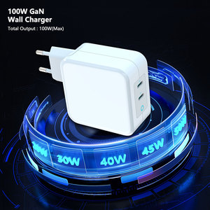 Chargeur GaN PD double USB-C 100W, station de charge rapide universelle, adaptateur d'alimentation <span class=keywords><strong>PPS</strong></span> 5V-20V pour Samsung S24, ordinateur portable, tablette - Product Image 2