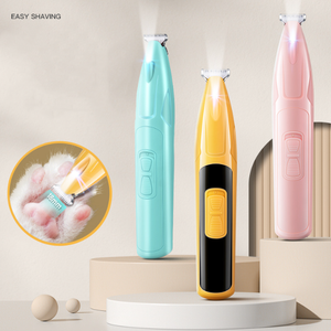 Tondeuse <span class=keywords><strong>à</strong></span> poils de chat silencieuse professionnelle pour les pattes, outil de toilettage pour animaux de compagnie silencieux, kit de coupe-ongles pour pattes, coupe-ongles pour un soin sûr <span class=keywords><strong>à</strong></span> <span class=keywords><strong>domicile</strong></span> - Product Image 2