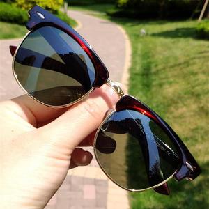 Phân cực ánh sáng màu xanh chặn gương màu xanh ray Shades xách tay gấp phụ nữ người đàn ông kính mát thời trang - Product Image 5