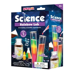 5 Different Children Stem Rainbows Juguete De La Ciencia School Project Box Experiment Lab Toy Science Kit For Kids