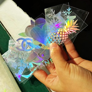 Holographic <strong>Sticker</strong> Die Cut Transfer Foil <strong>Sticker</strong> Custom Laser <strong>Vinyl</strong> <strong>Adhesive</strong> Label Printing Cosmetic Waterproof <strong>Strong</strong> <strong>Adhesive</strong> - Product Image 6
