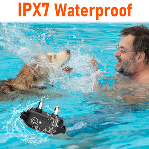 Dog Training Collar IPX7 Waterproof USB Dog Vibratiob Static Shock Collar Waterproof Training <b>Running</b> Collar - Product Image 5