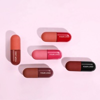 Vente en gros Offre Spéciale 5 couleurs vin rouge à lèvres mat longue durée imperméable à l'eau teinte pour les lèvres ensemble Mini brillant à lèvres