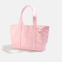 Sac fourre-tout en toile brodé avec lettres, sac à main pour femmes, sac à bandoulière en toile personnalisé pour le shopping quotidien, la mode, les voyages en plein air