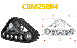 <b>Rubber</b> Track Conversion System for Tractors and Combines - Product Image 2