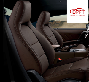 100% coton coussin de siège de voiture siège personnalisé haute qualité Spandex couverture tissu conception Flexible audacieux vierge sièges arrière - Product Image 4