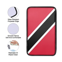 Coussin d'accoudoir fin pour voiture avec drapeau de Trinité-et-Tobago, protection d'accoudoir portable pour l'intérieur de la voiture