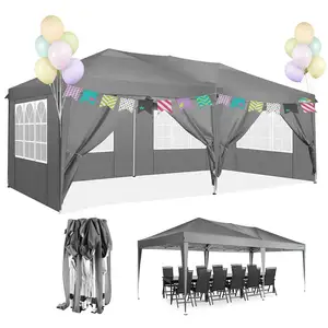 Luxe Stalen Opvouwbare Tentoonstelling Vakbeurs Reclame Tent 3X6M Campingtent Kleine Carport Shelter Reclame Tent