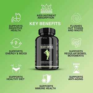 बायोचील्थ ओएम 15 दिन प्रीमियम कोलन डिटॉक्स कैप्सूल वयस्क आंत स्वास्थ्य ओम कोलन के लिए प्रोबायोटिक फाइबर स्लिमिंग पूरक पूरक - Product Image 4