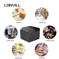 LONVILL mini imprimante thermique d'étiquettes portable, imprimante d'étiquettes d'expédition à vendre