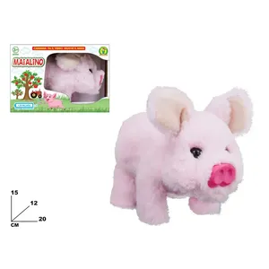 Matalino Cochon électronique en peluche de 20 cm qui marche et sent les odeurs pour les enfants de 3 ans et plus - Product Image 2