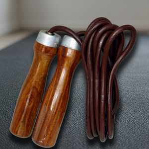 Corde à sauter réglable avec poignée en bois, différentes longueurs, durable, pour la gym, l'exercice et le fitness, unisexe, emballage portable, matériau personnalisé - Product Image 2