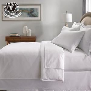 Set di <span class=keywords><strong>Biancheria</strong></span> <span class=keywords><strong>da</strong></span> <span class=keywords><strong>Letto</strong></span> in Puro Cotone Bianco per <span class=keywords><strong>Letto</strong></span> <span class=keywords><strong>Matrimoniale</strong></span>, Design per Hotel 5 Stelle - Product Image 3