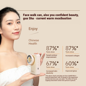 Skincare Device Anti Wrinkle <b>Double</b> <b>Chin</b> <b>Reducer</b> Guasha Face Vacuum Suction Cupping Massage Therapy Microcurrent Facial Cupping - Product Image 4