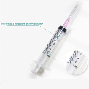 Jeringa hipodérmica desechable Bluenjoy Jeringa Luer Lock de plástico médico y <span class=keywords><strong>agujas</strong></span> 3ml - Product Image 2