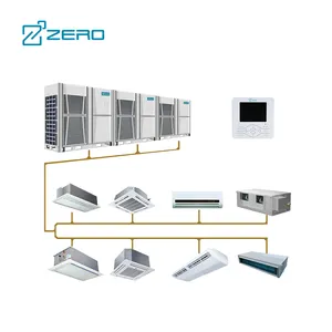ZERO 브랜드 10kw-100kw Vrf 시스템 분할 장착 R410a 모든 DC 인버터 상업용 중앙 에어컨