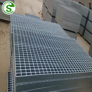 China manufacturer 32x5 mm galvanized metal grating sheet steel drainage grating