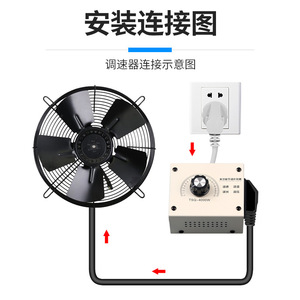 Chkl Tsq-4000W 4000W 220V Universal Ac Drive <b>Pwm</b> Control Variable Speed <b>Controller</b> For Blowers - Product Image 5