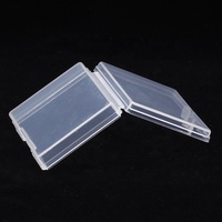 Haute transparence personnalisé petite boîte en plastique transparent protecteurs Portable pliable recyclable stockage emballage couvercle vente pour outil