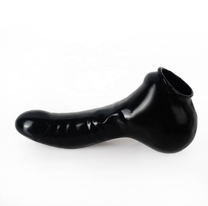 Manchon en <span class=keywords><strong>latex</strong></span> naturel pour pénis et testicules pour homme, à porter sous un string ou un short en caoutchouc - Product Image 1