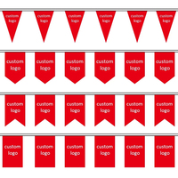 Drapeaux publicitaires personnalisés, imprimés numériquement, colorés, pour l'extérieur, suspendus