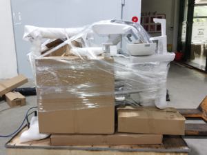 Fauteuil dentaire A4 pour gaucher type américain équipement médical de luxe haut de gamme approuvé CE - Product Image 5