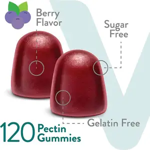 Oem Suikervrije Pectine Gummy Candy Haargroei Gummies Organische Multivitamine Biotine Gummies