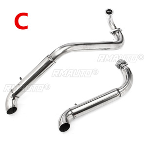 Sistema de Escape Completo con Silenciadores para Motocicleta Yamaha XV535 XV 535 VIRAGO XV400 XV 400 VIRAGO 1988-2004 - Product Image 4