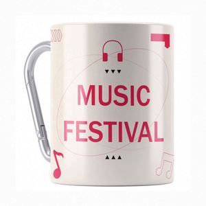 Taza de Acero Inoxidable Personalizada con Mosquetón para Camping, Artículos Promocionales para Bebidas, Taza para Café - Product Image 1