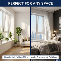 Ventanas Insonorizadas de Aleación de Aluminio Deyu Personalizadas para Villas, Balcón Moderno con Apertura Automática, Garantía de Alta Gama de 3 Años
